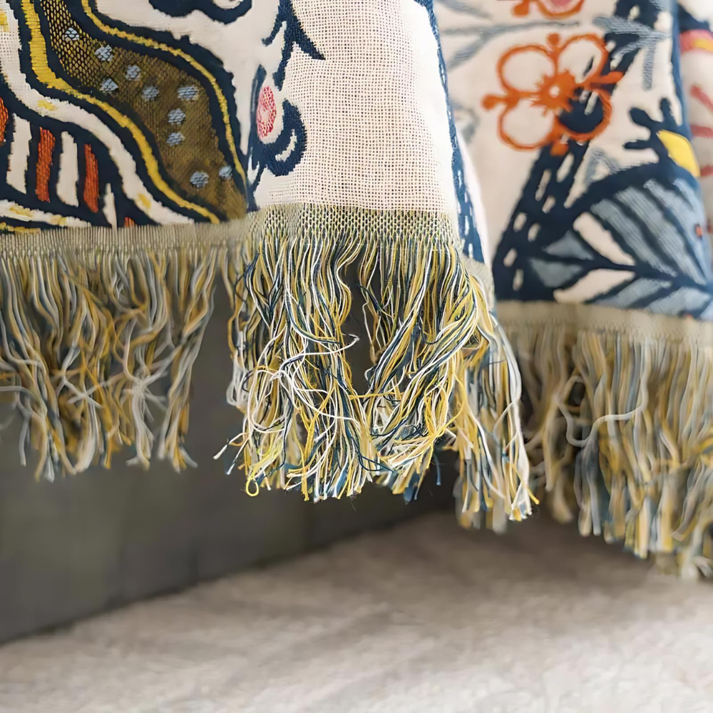 Leaf Pattern Sherpa Throw Blanket Soft Fleece