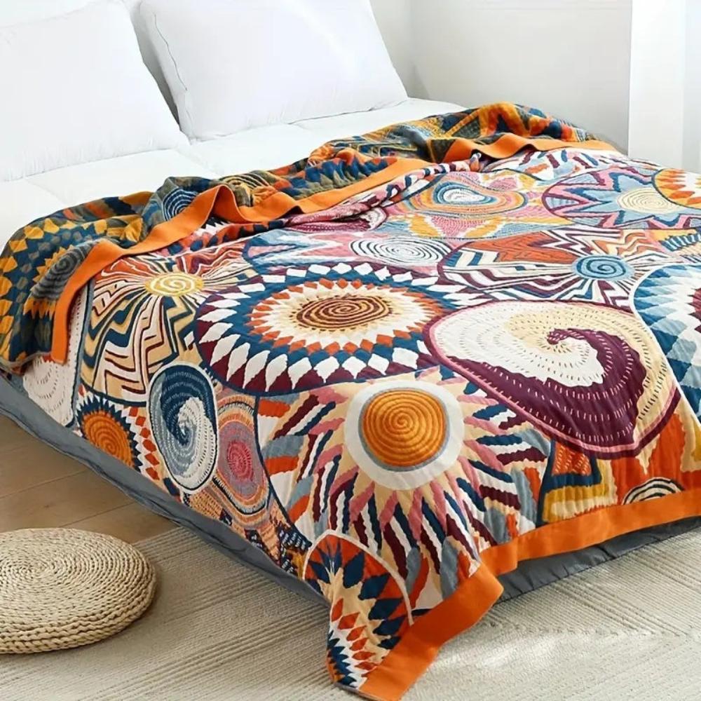 Sunburst Cotton Blanket All Season Throw
