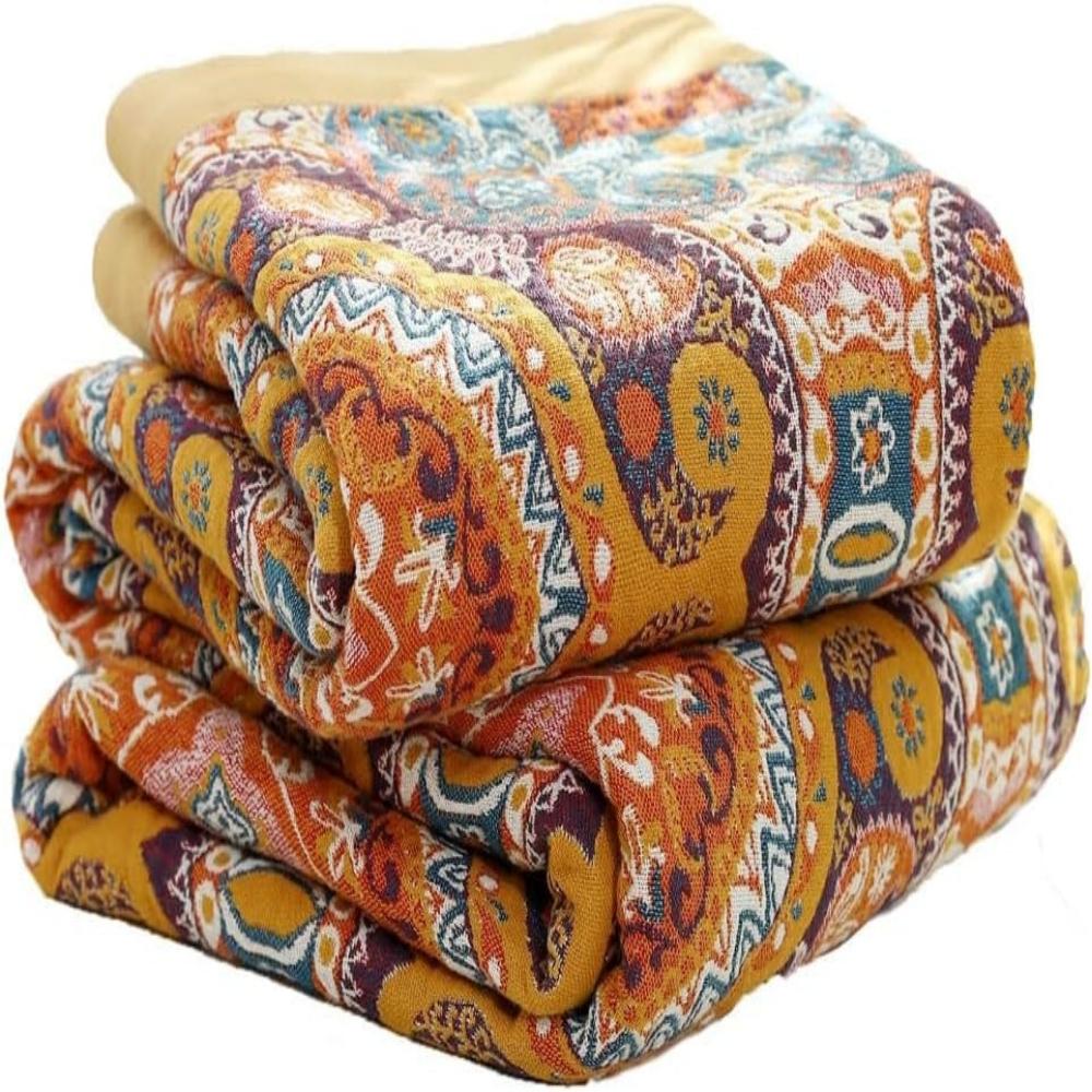 Sunrise Boho Reversible Cooling Blanket