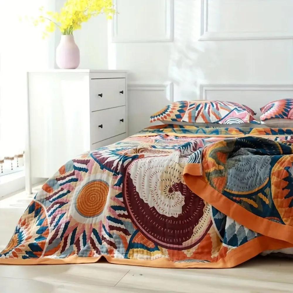 Sunburst Cotton Blanket All Season Throw